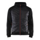 Blakläder Maglione ibrido Service Plus, nero/rosso, taglia unisex L-1