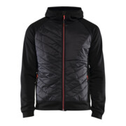 Blakläder Maglione ibrido Service Plus, nero/rosso, taglia unisex L-1