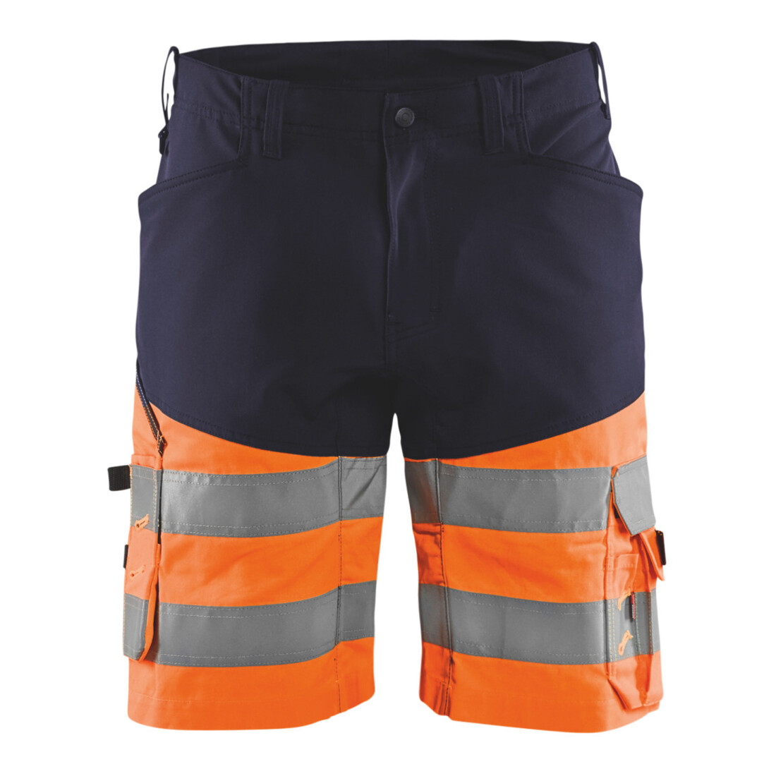 Blakläder Pantaloncini alta visibilità, arancione / blu marina, taglia DE: 50