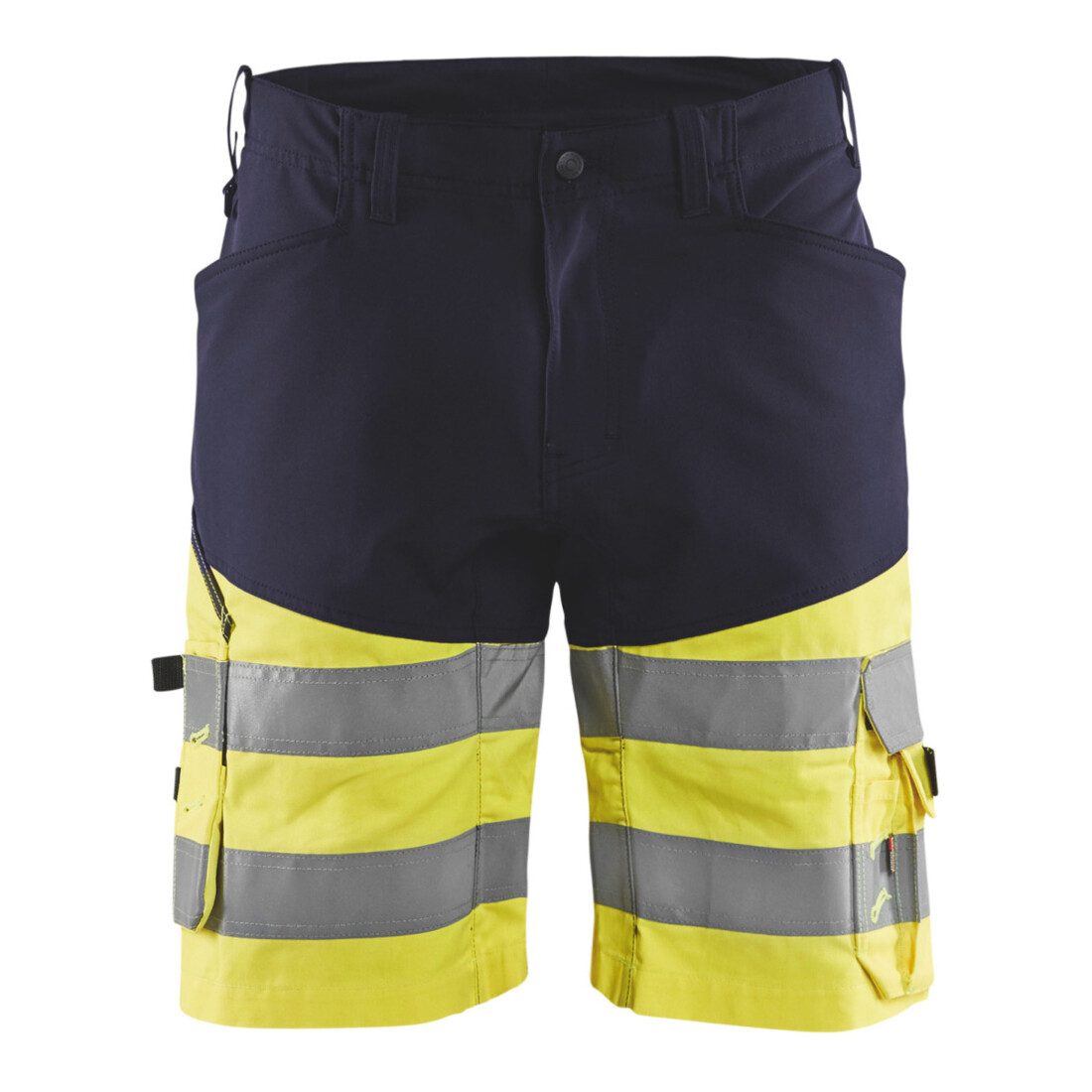 Blakläder Pantaloncini alta visibilità, giallo / blu navy, taglia DE: 54