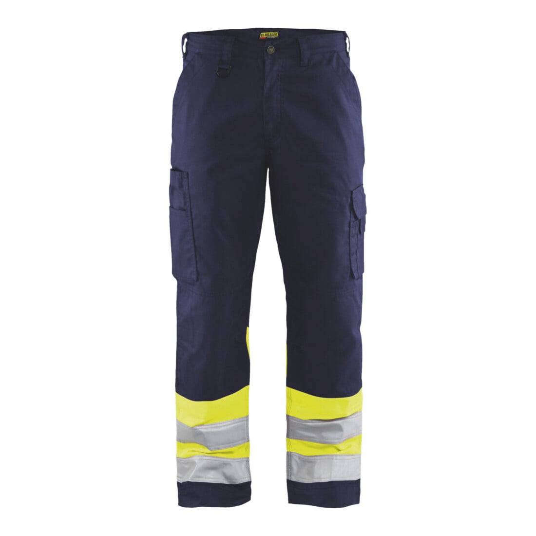 Blakläder Pantaloni da lavoro ad alta visibilità, giallo/blu navy, taglia DE: 60
