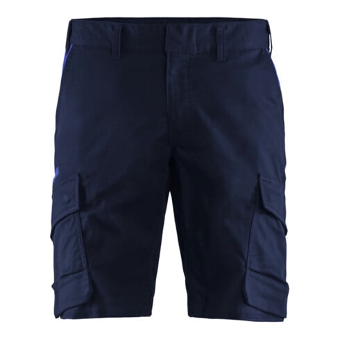 Blakläder Shorts Industrie Stretch, blu marina / blu mais, taglia 56