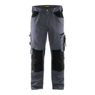 Blakläder Pantalon Artisanat, gris / noir, Taille de confection DE: 26