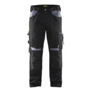 BLAKLÄDER Pantalon Artisanat, noir/gris, Taille de confection DE : 30