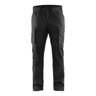 Blakläder Pantalon de service, gris foncé / noir, grammage 166
