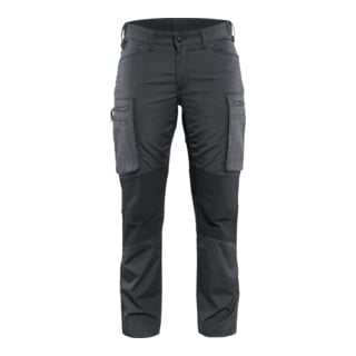 BLAKLÄDER Pantalon de service femme, gris foncé / noir, taille DE : 38