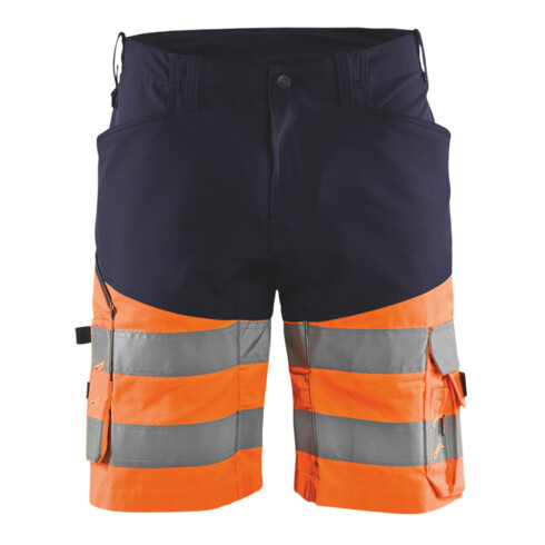 Blakläder Pantaloncini ad alta visibilità, arancione / blu marino, Tg.: 60