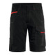 Blakläder Shorts de maintenance Service Plus, Noir / rouge, Taille de confection DE: 48-1