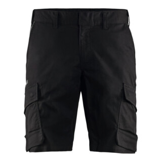 BLAKLÄDER Shorts Industrie Stretch, noir / gris foncé, taille DE : 60