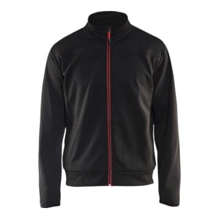 Blakläder Veste de survêtement Service Plus, Noir / rouge, Taille unisexe: 2XL
