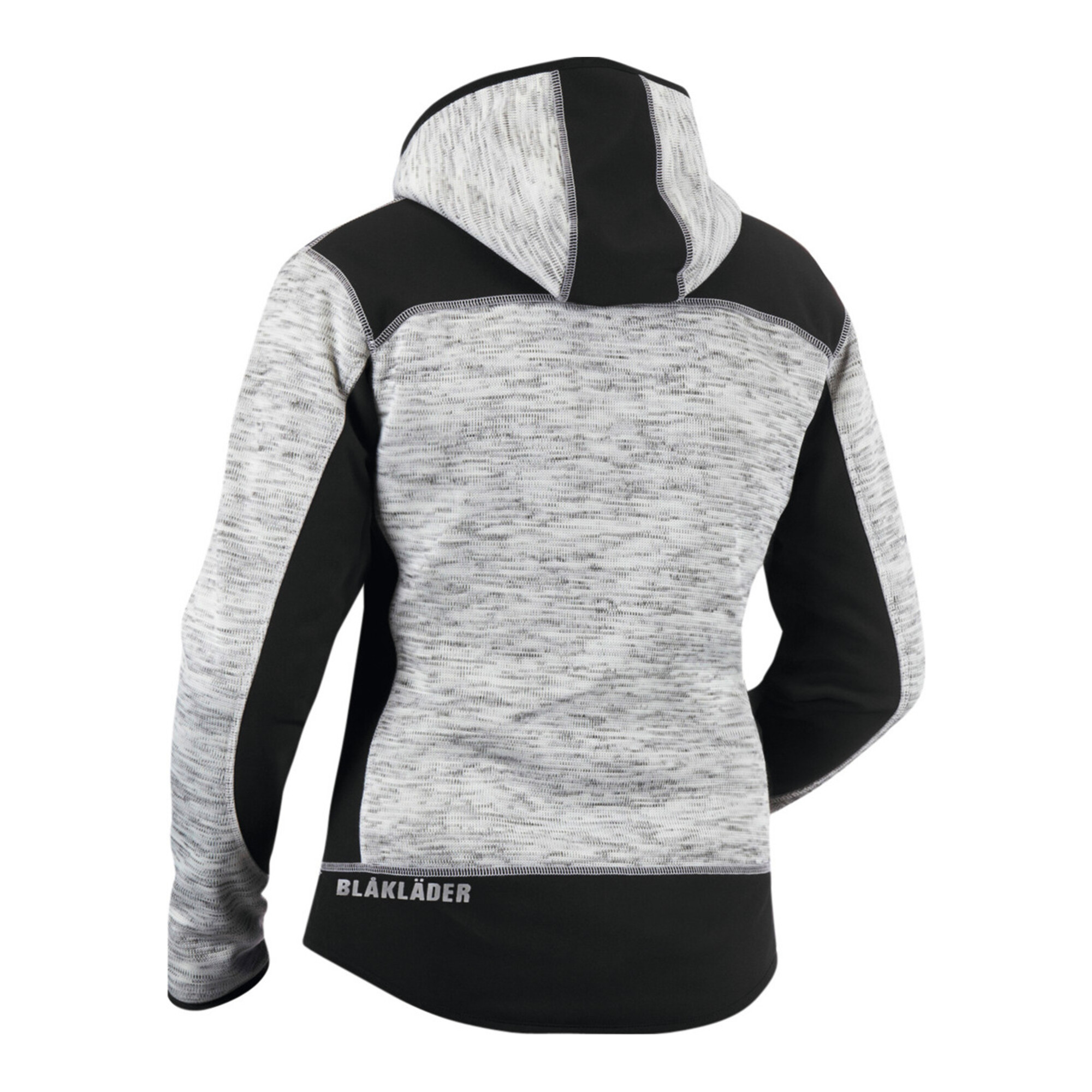 Blakläder Damen Strickjacke, grau / schwarz, Unisex-Größe: XL