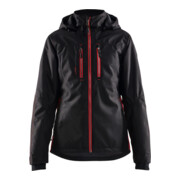 BLAKLÄDER Dames functioneel jack, zwart/rood, unisex maat S