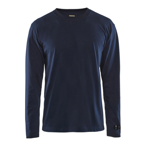 Blakläder Flammschutz-Langarm-Shirt, marineblau, Unisex-Größe: L
