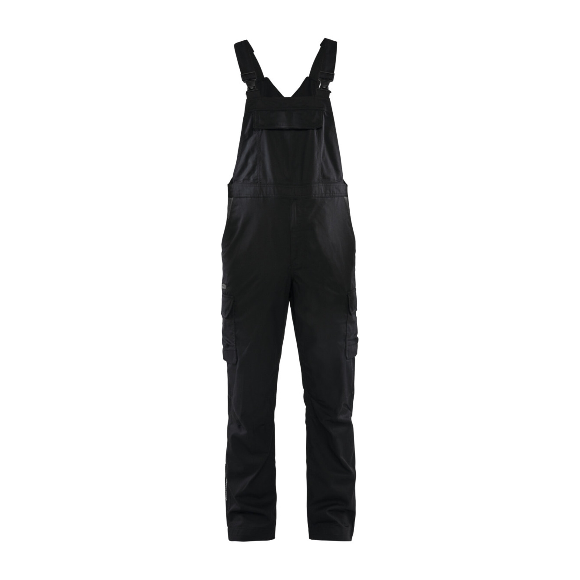 BLAKLÄDER Latzhose Industrie Stretch, schwarz / dunkelgrau, Konfektionsgröße DE: 54