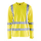 BLAKLAEDER Maglietta alta visibilità a maniche lunghe, giallo, Tg. Unisex: 2XL-1
