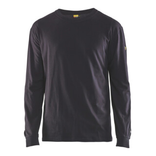 BLAKLAEDER Maglietta ignifuga a maniche lunghe, blu marino, Tg. Unisex: XL