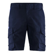 BLAKLAEDER Pantaloncini da lavoro Abbigliamento stretch industriale, blu marino/blu pervinca, tg.50