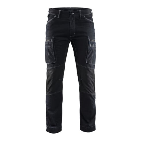 BLAKLAEDER Pantalone service, blu marino/nero, tg.60