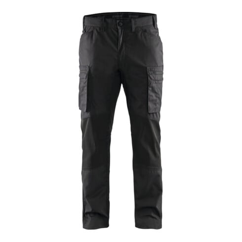 BLAKLAEDER Pantalone service, grigio scuro/nero, tg.25