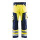 BLAKLAEDER Pantaloni ad alta visibilità, giallo/blu marino, tg.25-1