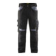 BLAKLAEDER Pantaloni Artigiano, nero/grigio, tg.25-1