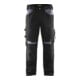 BLAKLAEDER Pantaloni Artigiano, nero/grigio, tg.26-1