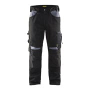 BLAKLAEDER Pantaloni Artigiano, nero/grigio, tg.26
