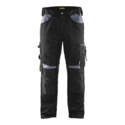 BLAKLAEDER Pantaloni Artigiano, nero/grigio, tg.56