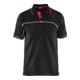 BLAKLÄDER Poloshirt Service Plus, zwart / rood, Uniseks-maat: M-1
