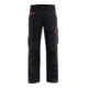 Blakläder Service Bundhose Service Plus, schwarz / rot, Konfektionsgröße 26 Grammatur 250-1