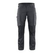 BLAKLÄDER Service werkbroek dames, donkergrijs / zwart, confectiemaat DE: 36