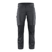 BLAKLÄDER Service werkbroek dames, donkergrijs / zwart, maat DE: 46