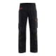 BLAKLÄDER Service werkbroek dames Service Plus, zwart/rood, maat DE: 38-1