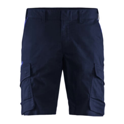 Blakläder Shorts Industrie Stretch, marineblau / kornblau, Konfektionsgröße 50