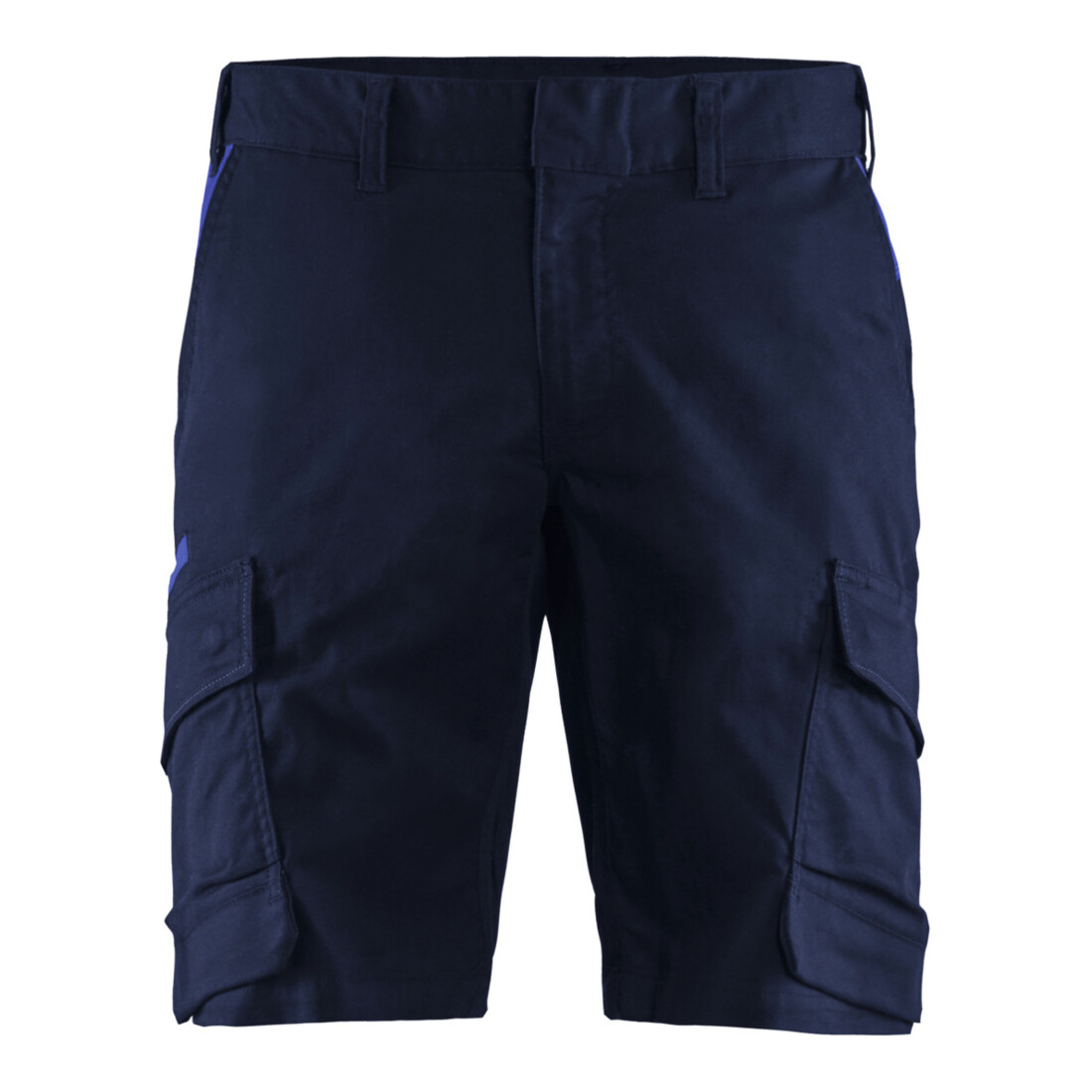 Blakläder Shorts Industrie Stretch, marineblauw / korenblauw, maat 46