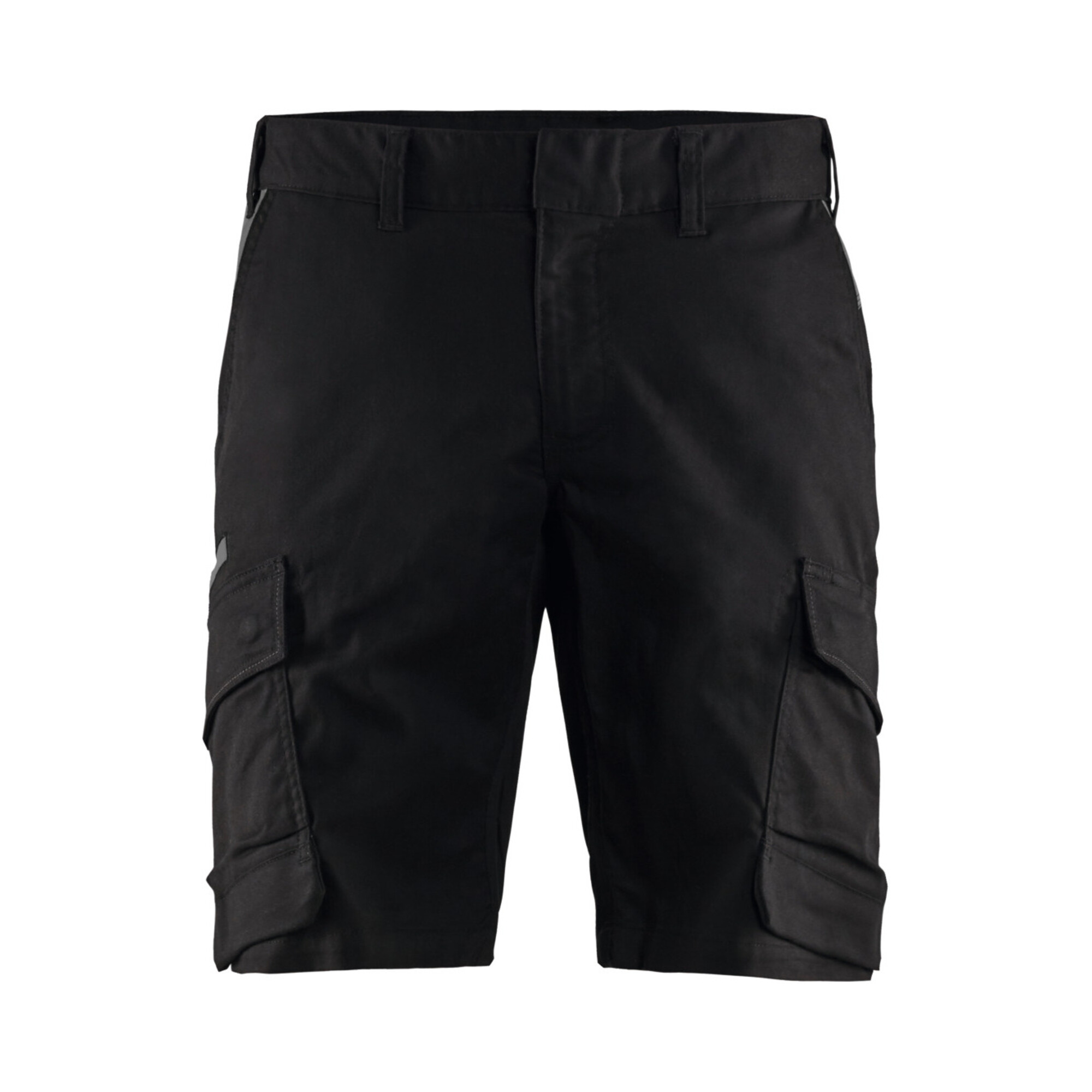 BLAKLÄDER Shorts Industrie Stretch, schwarz / dunkelgrau, Konfektionsgröße DE: 56