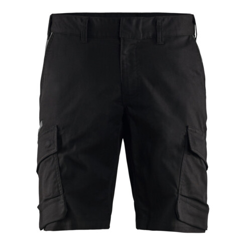 BLAKLÄDER Shorts Industrie Stretch, zwart / donkergrijs, Confectiemaat DE: 60