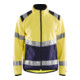 BLAKLÄDER Softshell-veiligheidsjack, geel / marineblauw, Uniseks-maat: XL-1