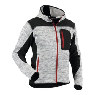 Blakläder Strickjacke, grau / schwarz, Unisex-Größe: L