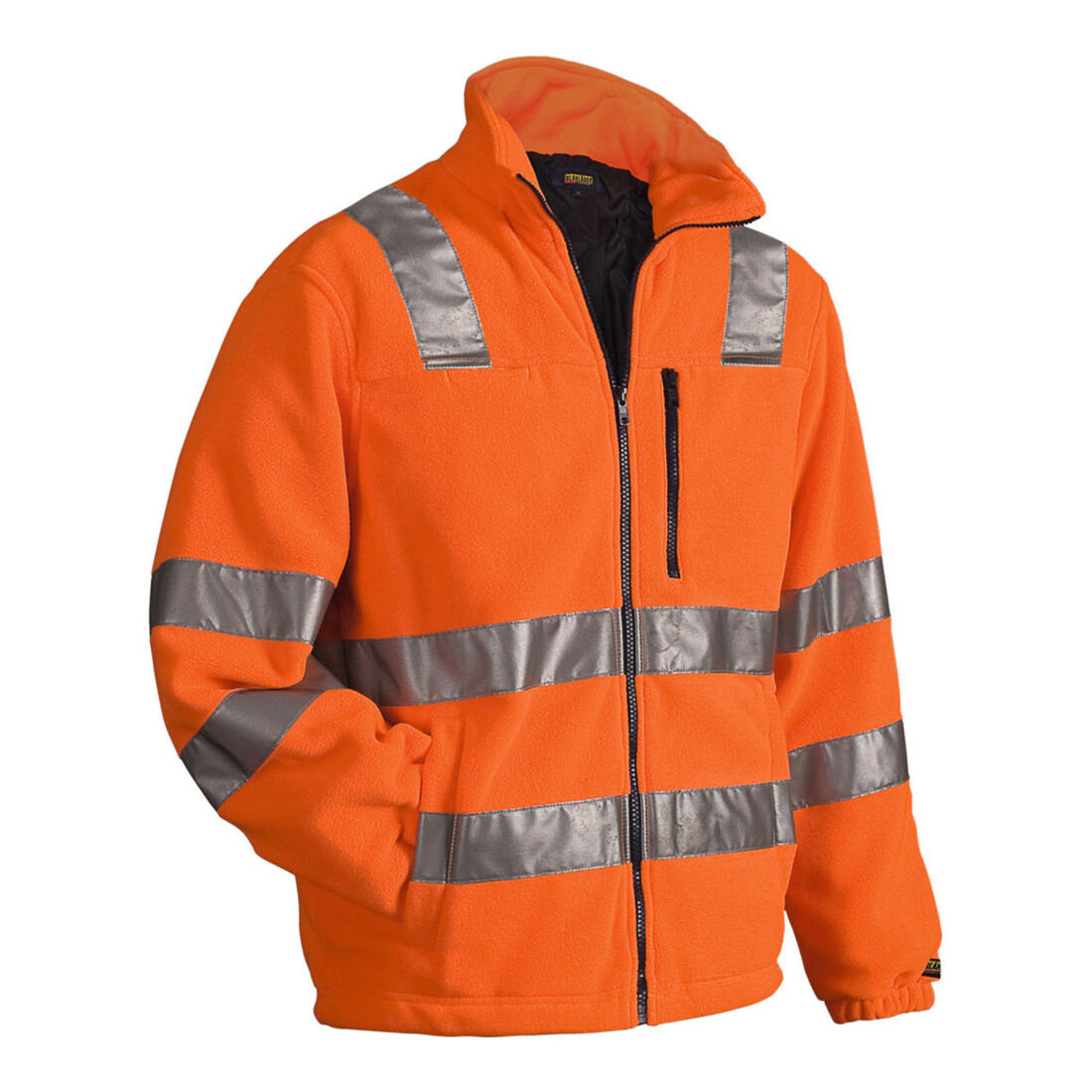 BLAKLÄDER Veiligheidsfleecejack, oranje, Uniseks-maat: M