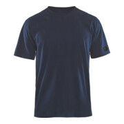 BLAKLÄDER Vlamwerend T-shirt, marineblauw, Uniseks-maat: M