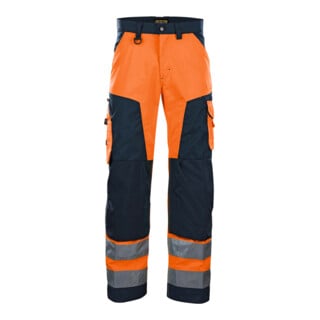 Blakläder Warnschutz-Bundhose, orange / marineblau, Konfektionsgröße 54