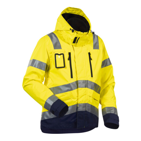 Blakläder Warnschutz-Funktionsjacke, gelb / marineblau, Unisex-Größe: 2XL