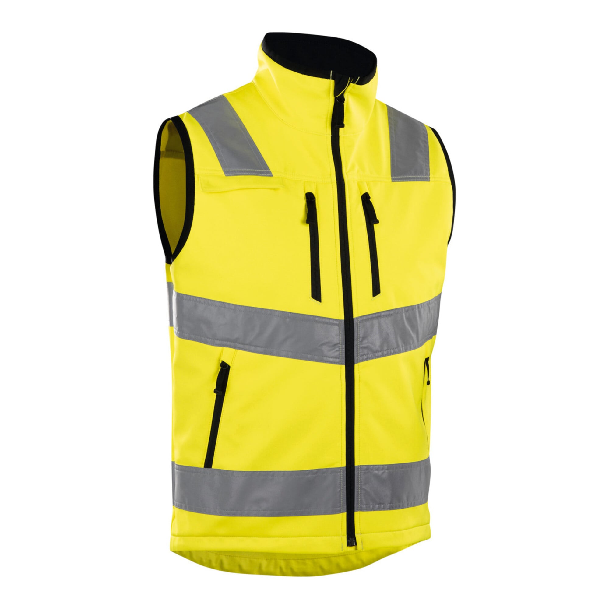 Blakläder Warnschutz-Softshell-Weste, gelb, Unisex-Größe: L