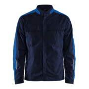 BLAKLÄDER Werkjack Industrie Stretch, marineblauw / korenblauw, Uniseks-maat: L