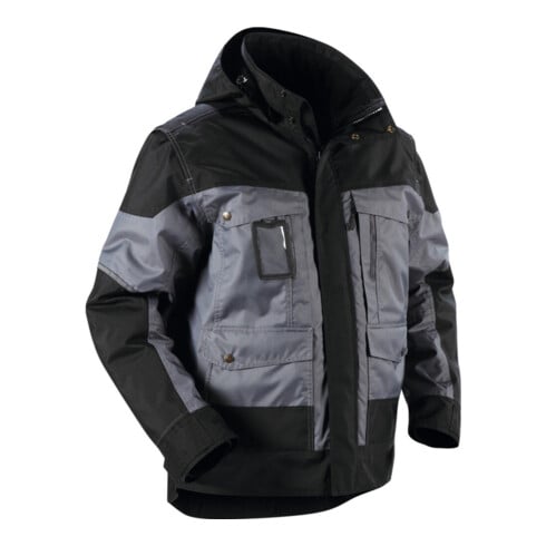 Blakläder Winterjacke, grau / schwarz, Unisex-Größe: M