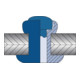 Blindniet ALFO® Nietschaft dxl 3,0x8,0mm Stahl/Stahl 500 St. VVG