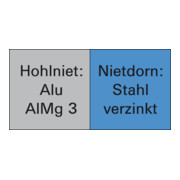 Blindniet Alu Standard Senkkopf 5 x30mm Gesipa-4