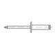 Blindniete Alu/Stahl verzinkt Flachkopf K 9,5 3,2 x 16 S