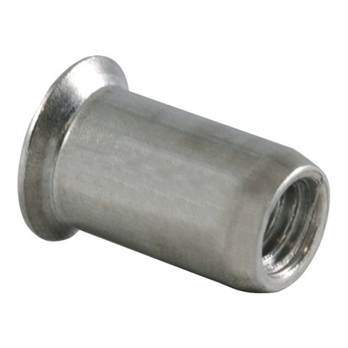 Blindnietmutter ASM Nietschaft dxl 11,0x18,5mm M8 Alu Senkkopf offen 500 St. VVG